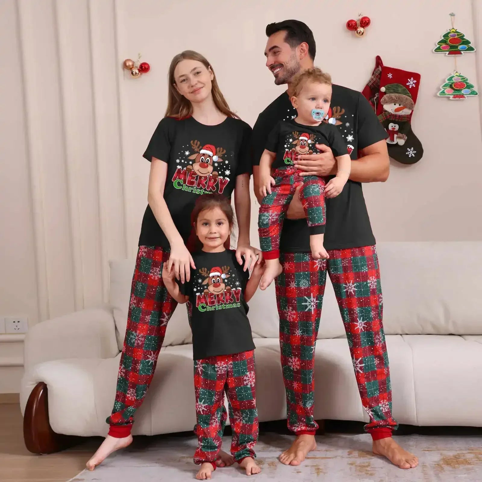 Rudolph Merry Christmas Family Pyjamas