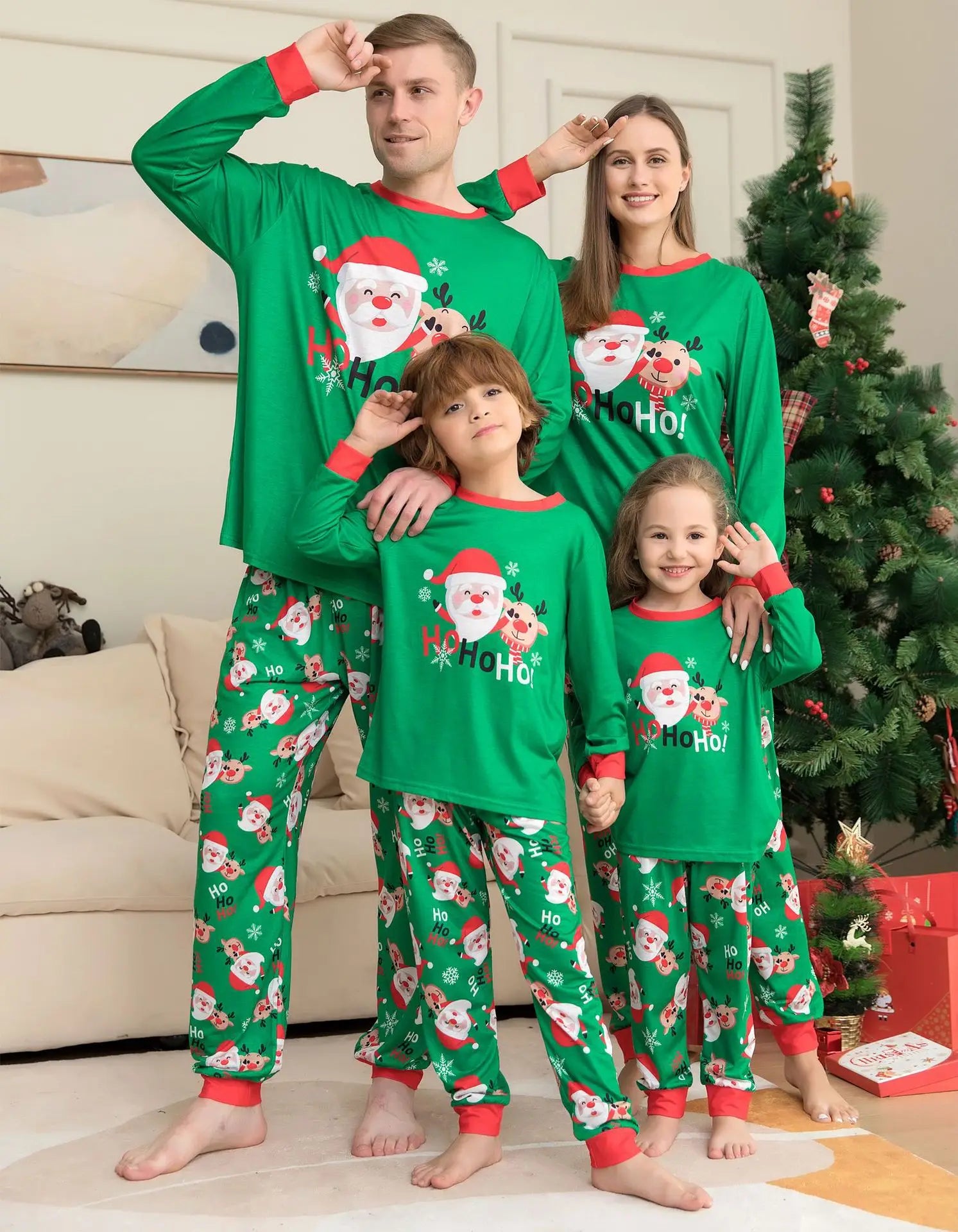 Merry Christmas Family Pyjama Set