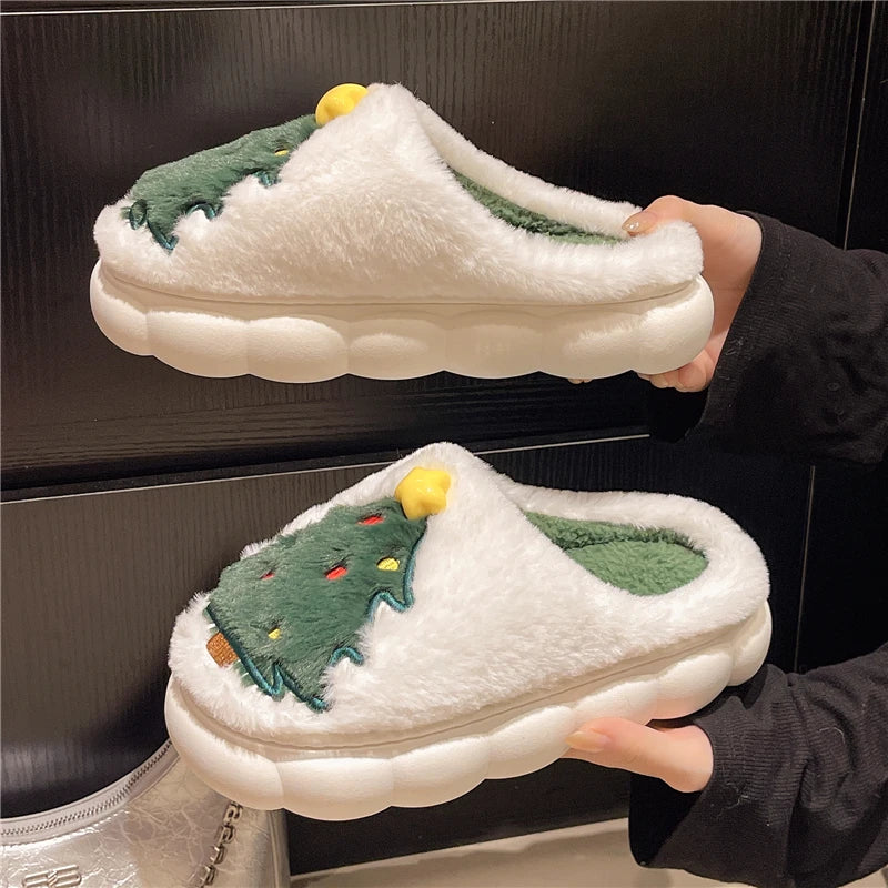 Christmas Tree Slippers