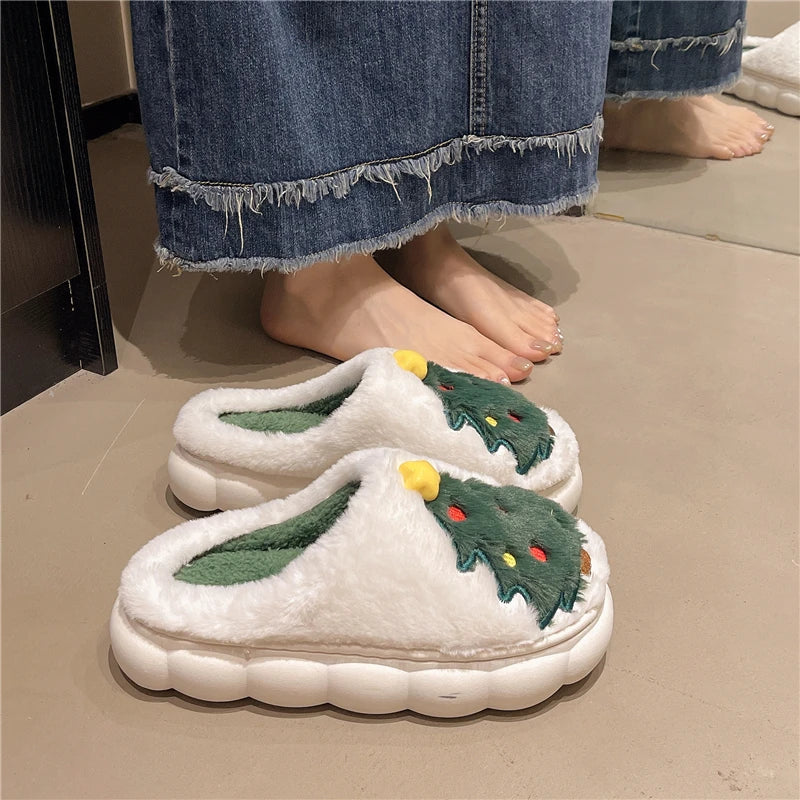 Christmas Tree Slippers