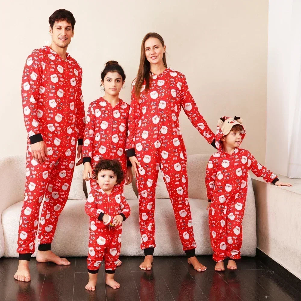 Matching Christmas Onesie Jumpsuit – Snowman Print