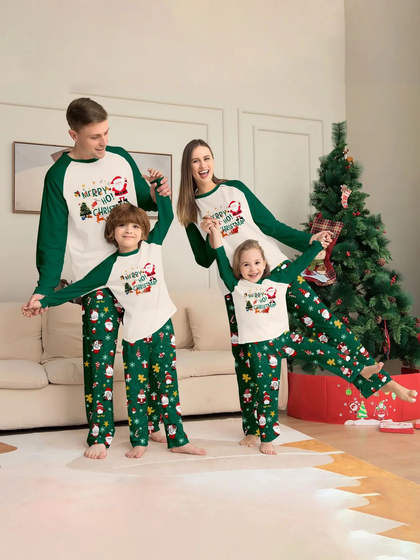 Merry Christmas Family Pyjama Set