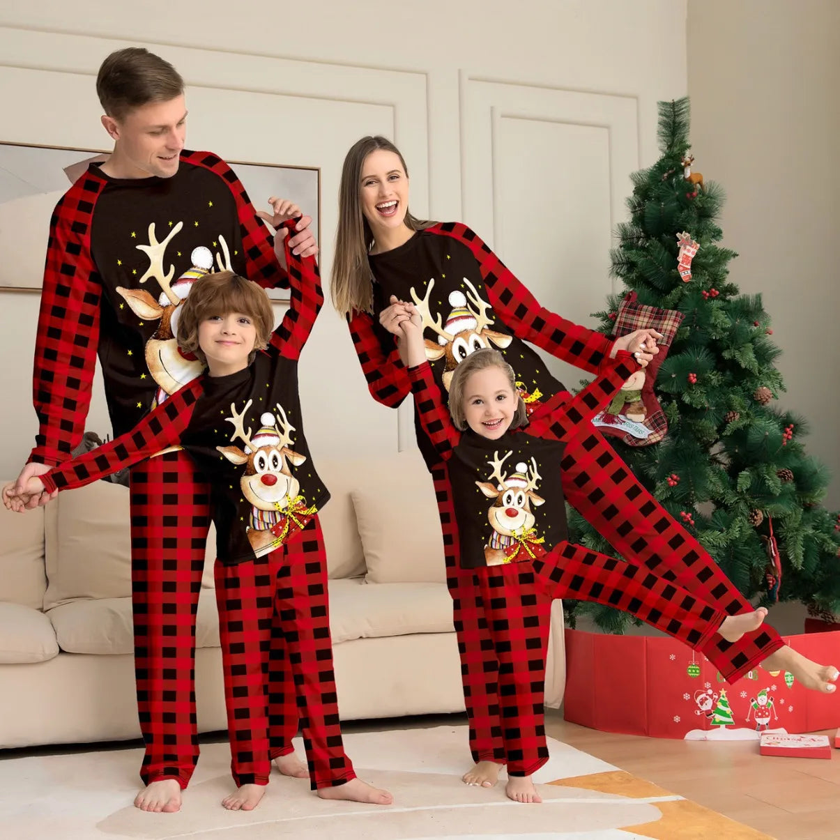 Merry Christmas Family Pyjama Set