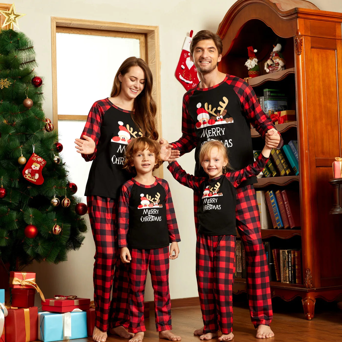 Santa & Reindeer Family Pyjama Set